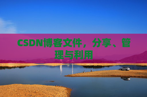 CSDN博客文件，分享、管理与利用